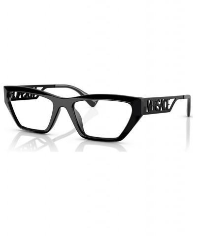 Women's Irregular Eyeglasses VE3327U55-X Black $33.96 Womens