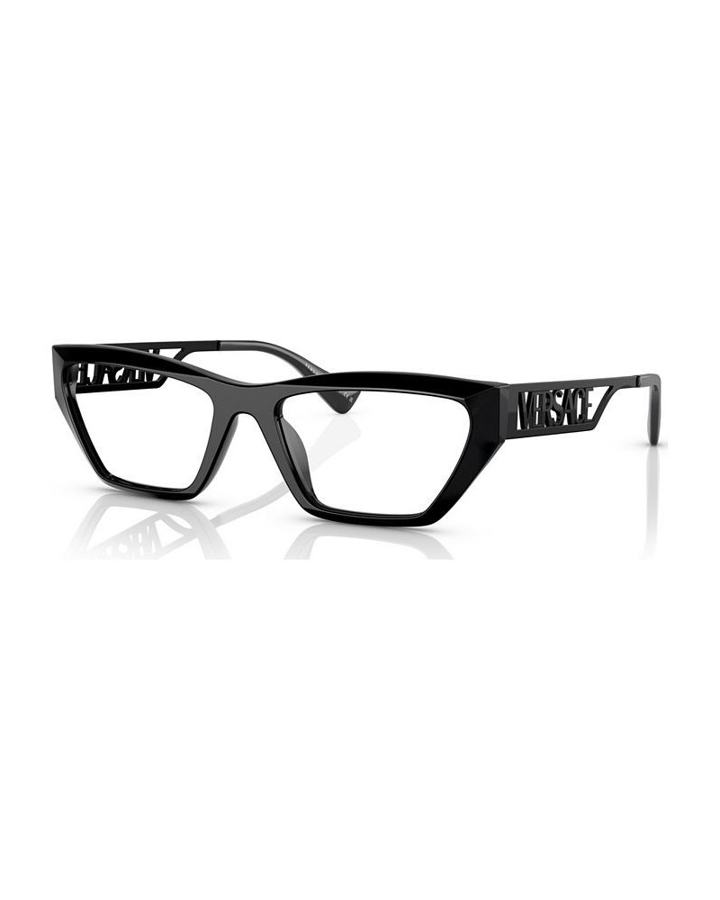 Women's Irregular Eyeglasses VE3327U55-X Black $33.96 Womens