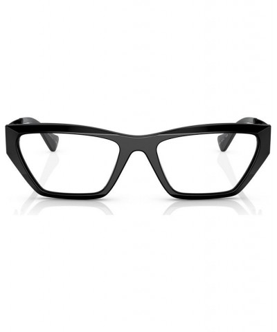 Women's Irregular Eyeglasses VE3327U55-X Black $33.96 Womens