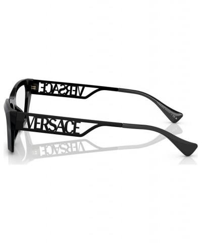 Women's Irregular Eyeglasses VE3327U55-X Black $33.96 Womens