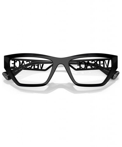 Women's Irregular Eyeglasses VE3327U55-X Black $33.96 Womens