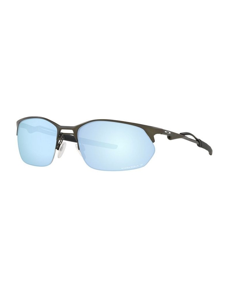 Men's Wire Tap Polarized Sunglasses OO4145 60 SATIN LEAD/PRIZM DEEP WATER POLARIZED $30.42 Mens