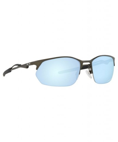 Men's Wire Tap Polarized Sunglasses OO4145 60 SATIN LEAD/PRIZM DEEP WATER POLARIZED $30.42 Mens