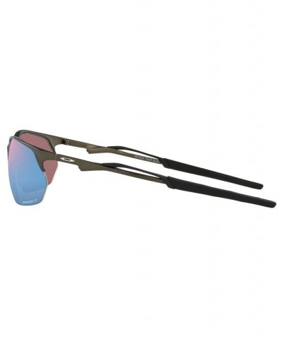 Men's Wire Tap Polarized Sunglasses OO4145 60 SATIN LEAD/PRIZM DEEP WATER POLARIZED $30.42 Mens