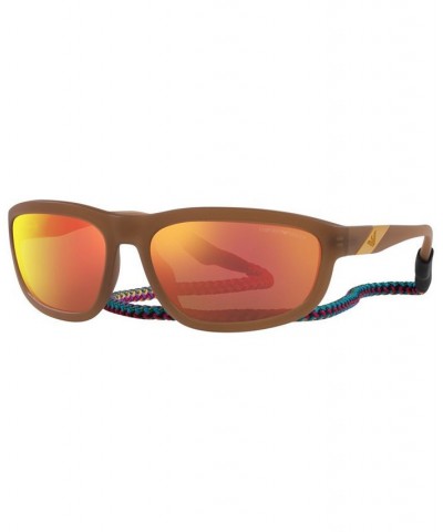 Men's Sunglasses EA4183U 64 Matte Opal Brown $64.50 Mens