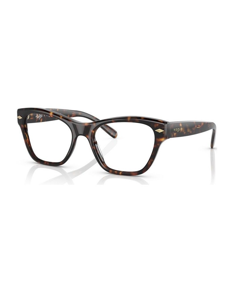 Women's Cat Eye Eyeglasses VO544652-O Havana $13.86 Womens