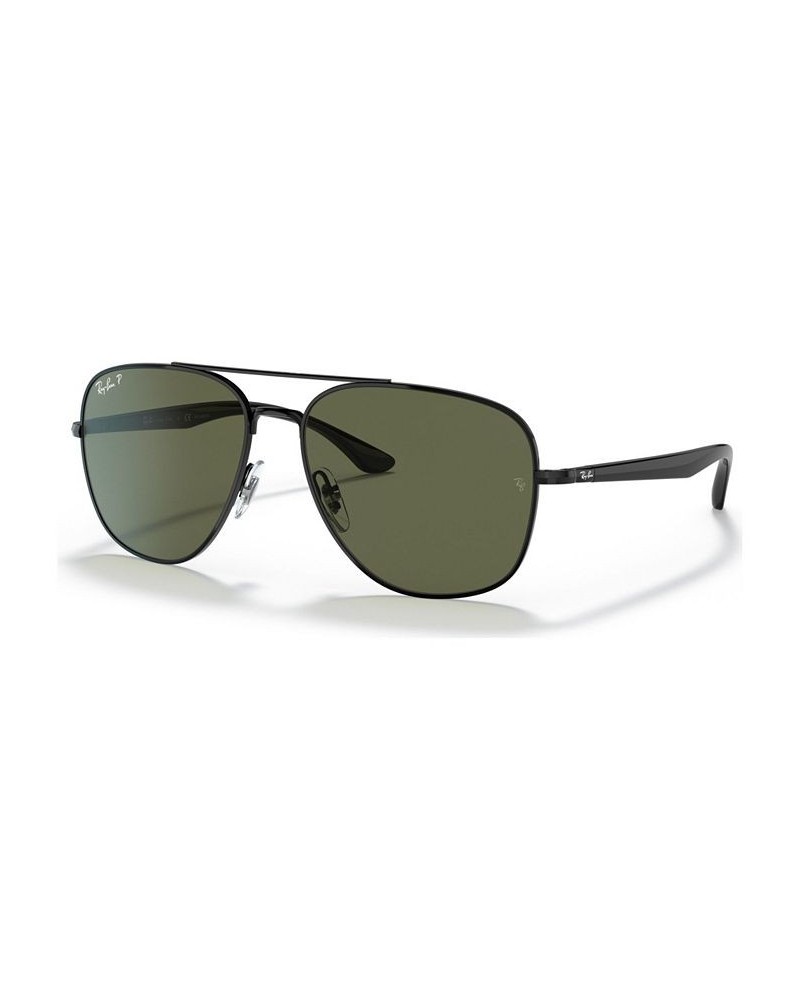 Unisex Polarized Sunglasses RB3683 56 Black $20.10 Unisex