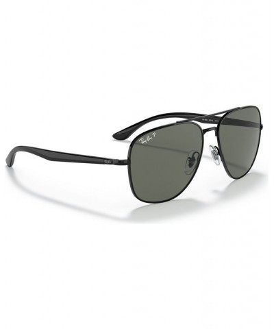 Unisex Polarized Sunglasses RB3683 56 Black $20.10 Unisex