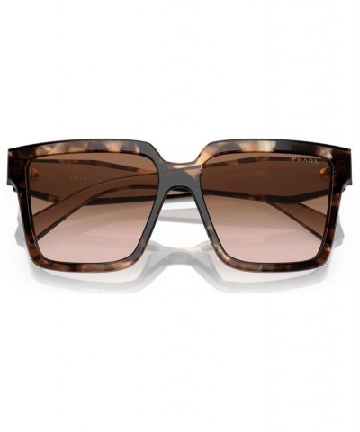 Women's Low Bridge Fit Sunglasses PR 24ZSF Caramel Tortoise $64.80 Womens