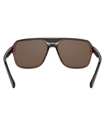 Men's Sunglasses DG6134 TRANSPARENT BROWN/BLACK/BROWN $39.15 Mens