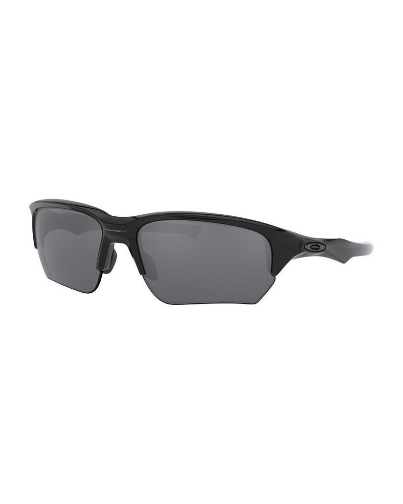 Unisex Rectangle Sunglasses OO9363 64 Flak Beta Black $30.60 Unisex