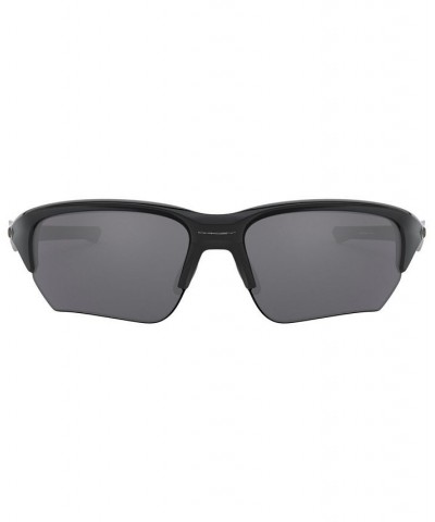 Unisex Rectangle Sunglasses OO9363 64 Flak Beta Black $30.60 Unisex