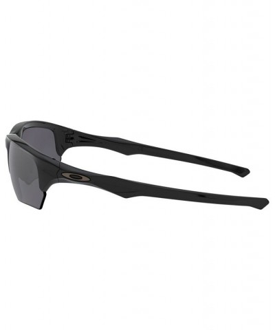 Unisex Rectangle Sunglasses OO9363 64 Flak Beta Black $30.60 Unisex