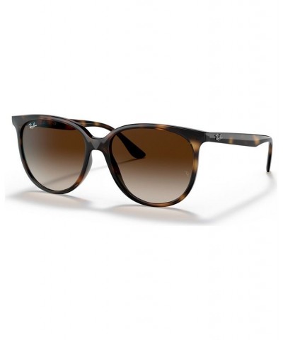 Women's Low Bridge Fit Sunglasses Rb4378 54 Black $15.50 Womens