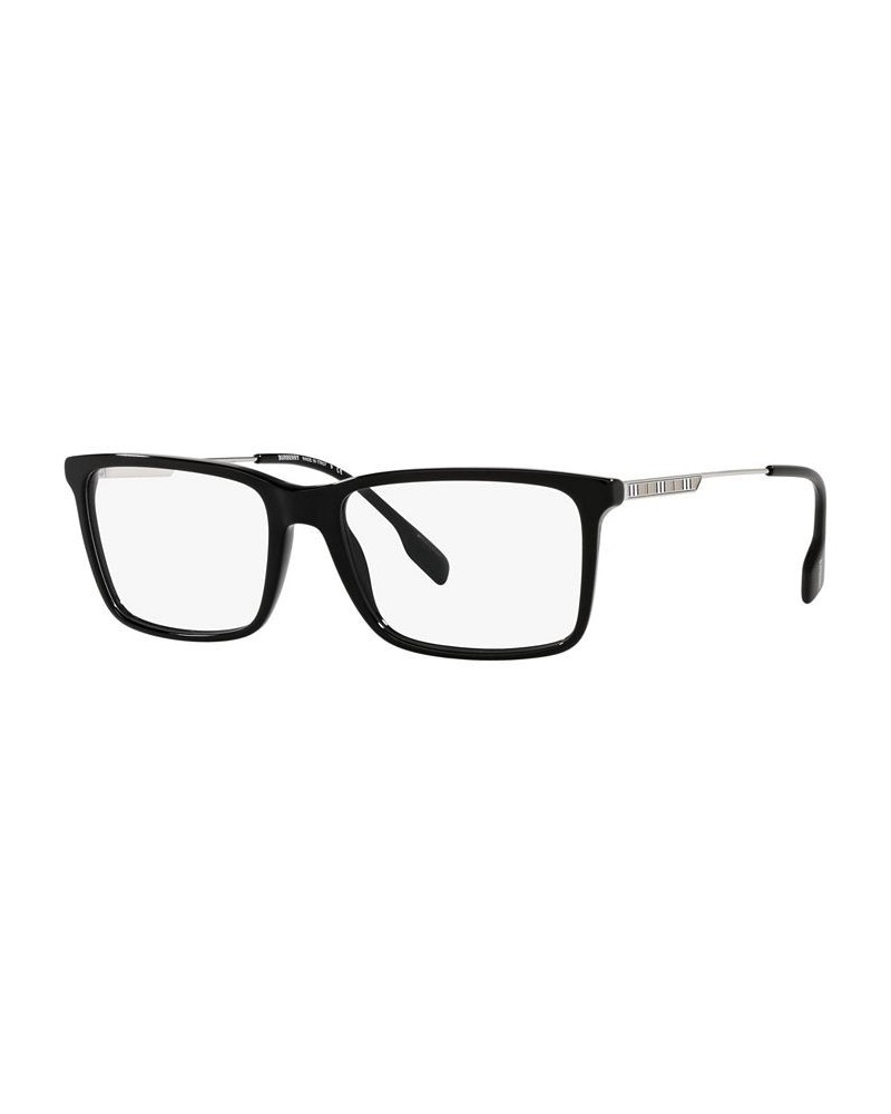 BE2339 Men's Rectangle Eyeglasses Black $21.98 Mens