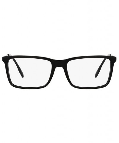 BE2339 Men's Rectangle Eyeglasses Black $21.98 Mens