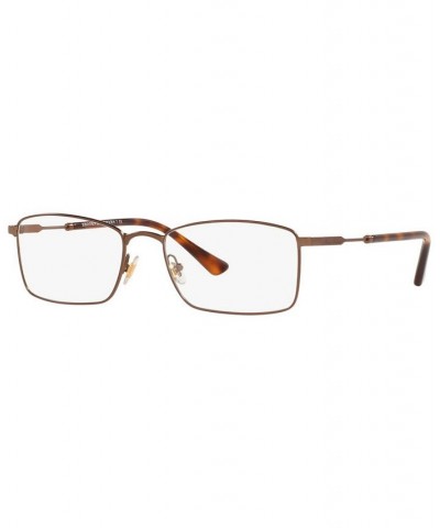 Brooks Brothers BB1073T Men's Rectangle Eyeglasses Brown $28.00 Mens