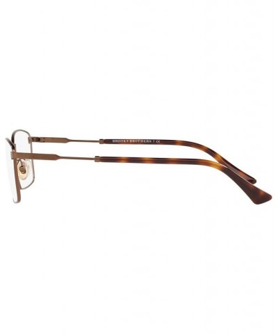 Brooks Brothers BB1073T Men's Rectangle Eyeglasses Brown $28.00 Mens