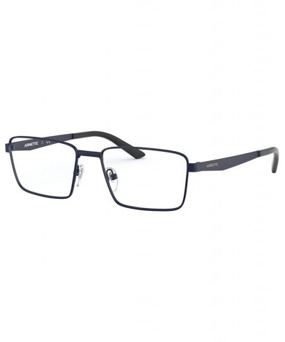 AN6123 Men's Rectangle Eyeglasses Blue $18.23 Mens