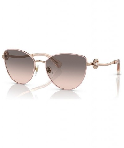 Women's Sunglasses BV6185B57-Y Pale Gold Tone $148.68 Womens