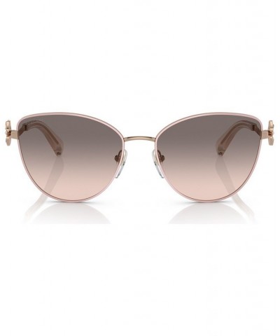 Women's Sunglasses BV6185B57-Y Pale Gold Tone $148.68 Womens