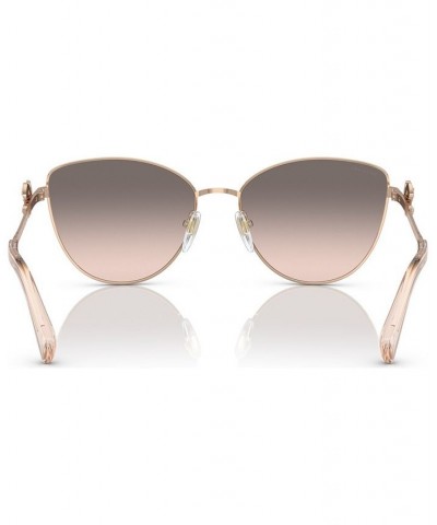 Women's Sunglasses BV6185B57-Y Pale Gold Tone $148.68 Womens