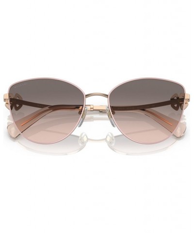 Women's Sunglasses BV6185B57-Y Pale Gold Tone $148.68 Womens