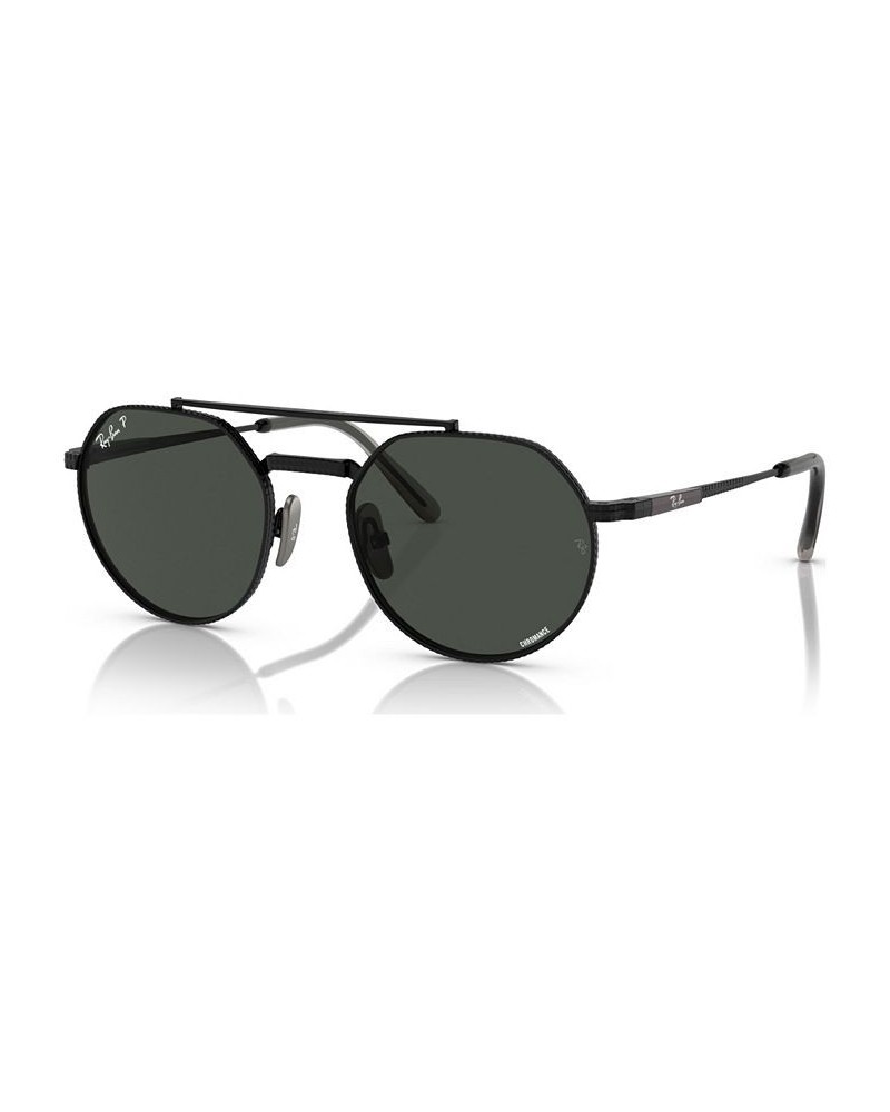 Unisex Jack II Titanium 51 Polarized Sunglasses RB826551-P Black $92.80 Unisex