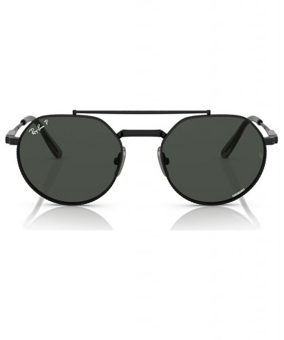 Unisex Jack II Titanium 51 Polarized Sunglasses RB826551-P Black $92.80 Unisex