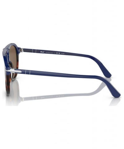 Unisex Polarized Sunglasses 0PO3302S11785755W Blue $118.50 Unisex