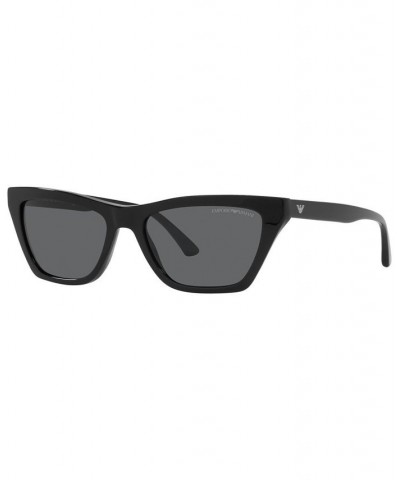 Women's Sunglasses EA4169 54 Black $55.50 Womens