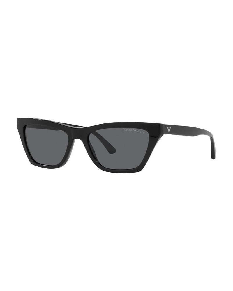 Women's Sunglasses EA4169 54 Black $55.50 Womens