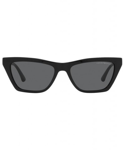 Women's Sunglasses EA4169 54 Black $55.50 Womens