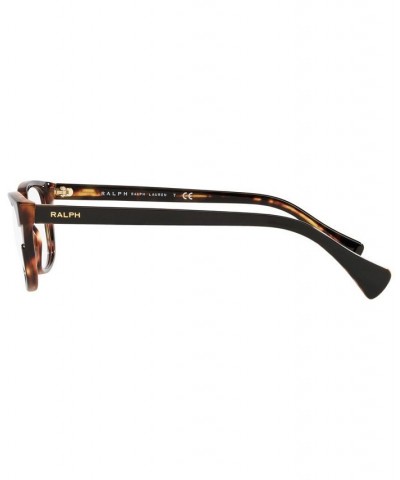 Women's Butterfly Eyeglasses RA7126 Shiny Black On Dark Havana $17.05 Womens