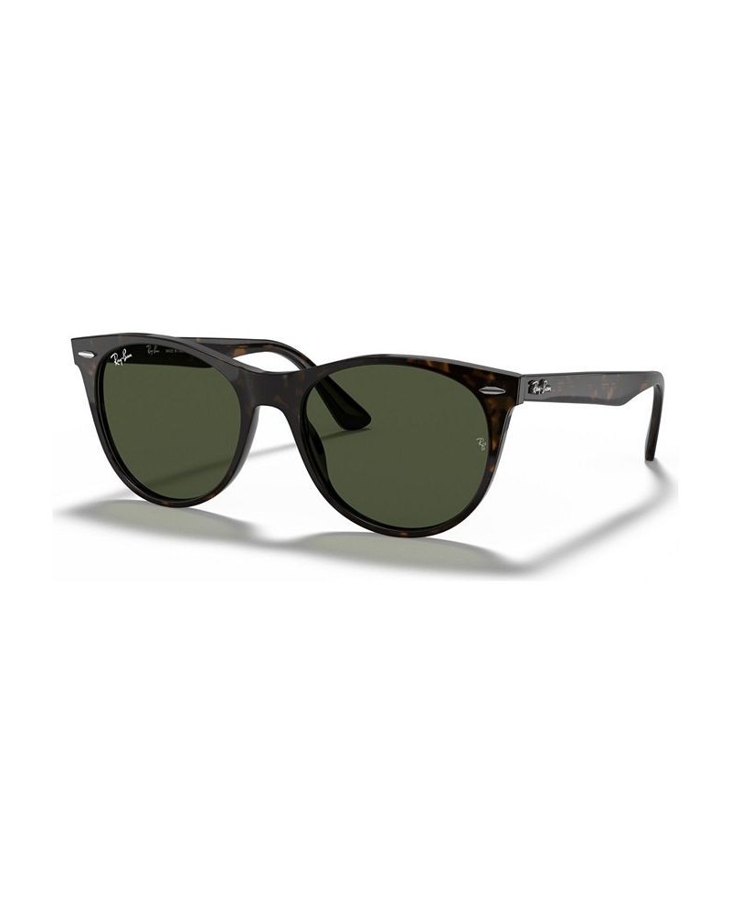 Unisex Sunglasses RB2185 55 WAYFARER II CLASSIC Havana - Green $30.97 Unisex