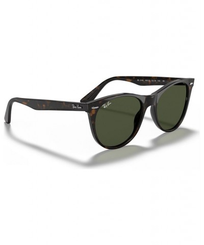 Unisex Sunglasses RB2185 55 WAYFARER II CLASSIC Havana - Green $30.97 Unisex