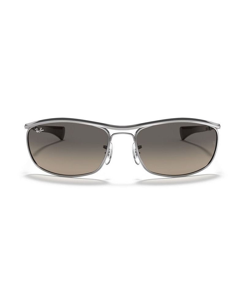 Unisex Sunglasses RB3119M SHINY GUNMETAL/CLEAR GRADIENT GREY $30.24 Unisex