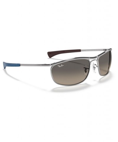 Unisex Sunglasses RB3119M SHINY GUNMETAL/CLEAR GRADIENT GREY $30.24 Unisex