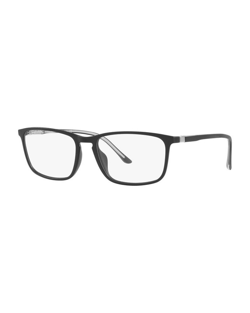 SH3073 Men's Pillow Eyeglasses Black $52.78 Mens