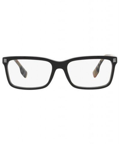 BE2352 FOSTER Men's Rectangle Eyeglasses Black $32.23 Mens