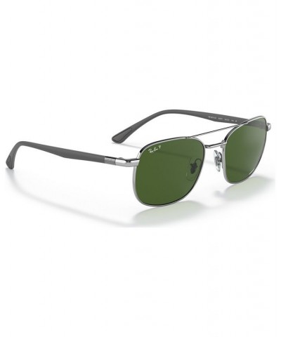 Unisex Polarized Sunglasses RB3670CH 54 GUNMETAL/POLAR GREY MIRROR BLUE $29.64 Unisex