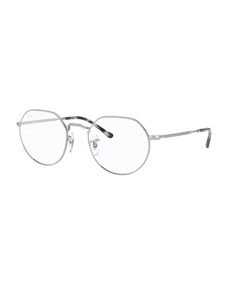 RB6465 Jack Unisex Irregular Eyeglasses Black on Arista $39.38 Unisex