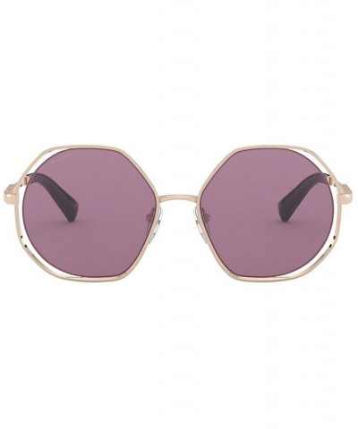 Sunglasses 0BV6144KB PINK GOLD PLATED/VIOLET INTERNAL MIRROR SILVER $114.00 Unisex