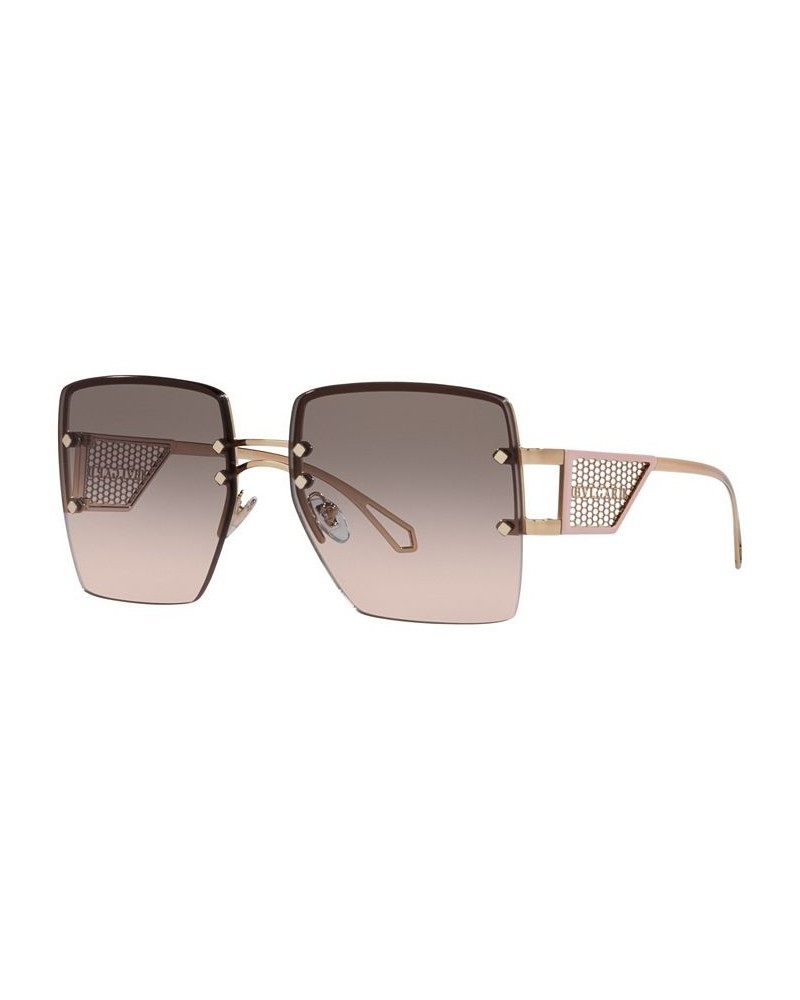 Women's Sunglasses BV6178 57 Pink Gold-Tone $138.23 Womens