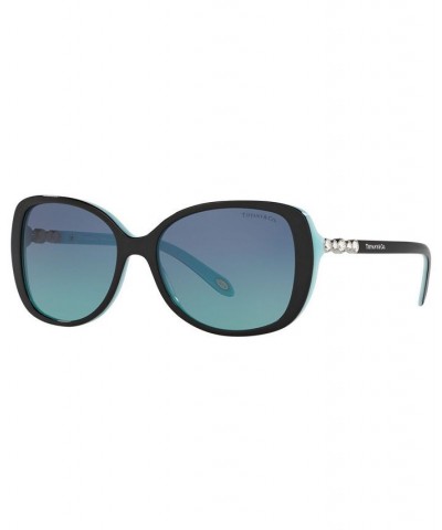 Sunglasses TF4121B 55 BLACK/BLUE/BLUE GRADIENT $105.36 Unisex