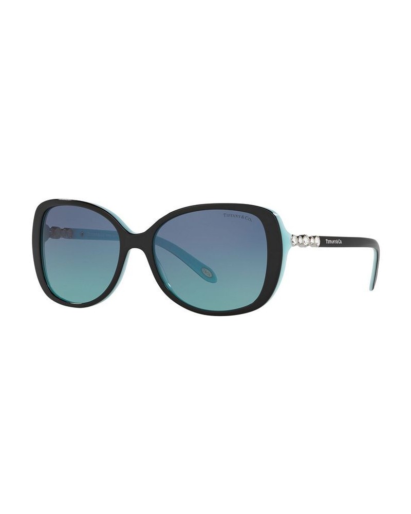 Sunglasses TF4121B 55 BLACK/BLUE/BLUE GRADIENT $105.36 Unisex