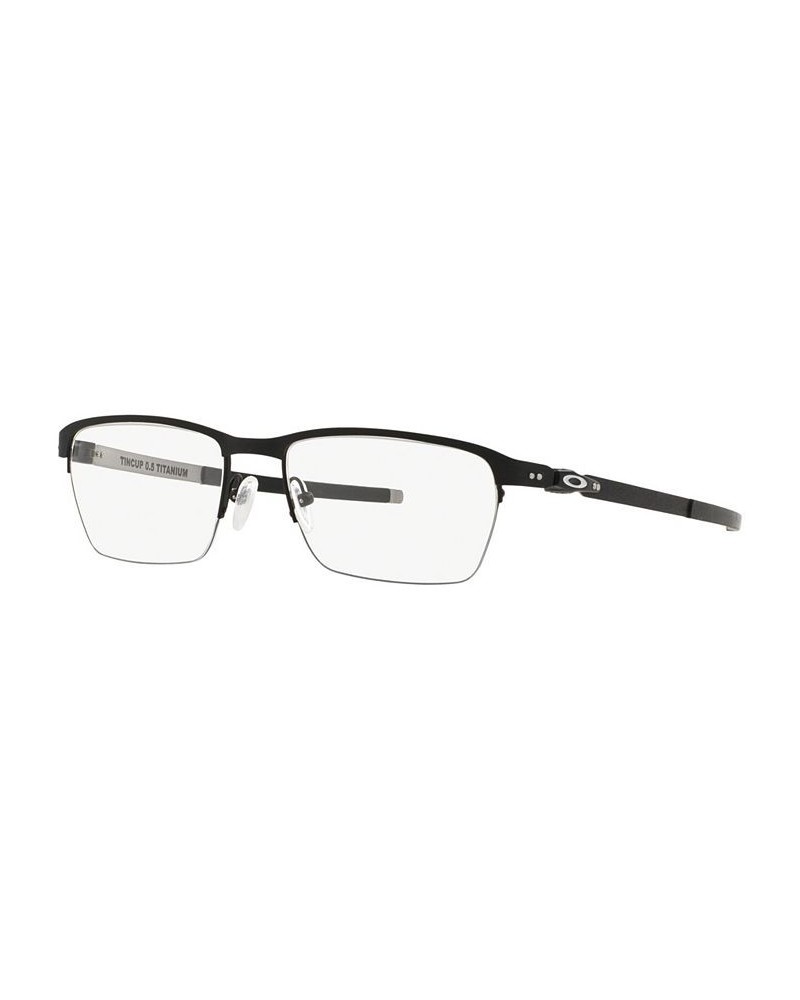 OX5099 Men's Rectangle Eyeglasses Black $61.20 Mens