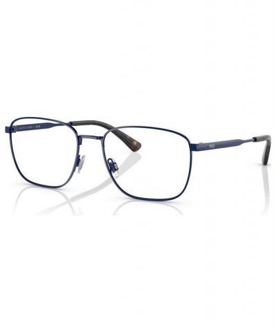 Men's Rectangle Eyeglasses PH121454-O Shiny Navy Blue $31.50 Mens
