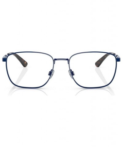 Men's Rectangle Eyeglasses PH121454-O Shiny Navy Blue $31.50 Mens