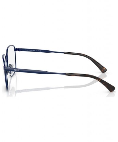 Men's Rectangle Eyeglasses PH121454-O Shiny Navy Blue $31.50 Mens